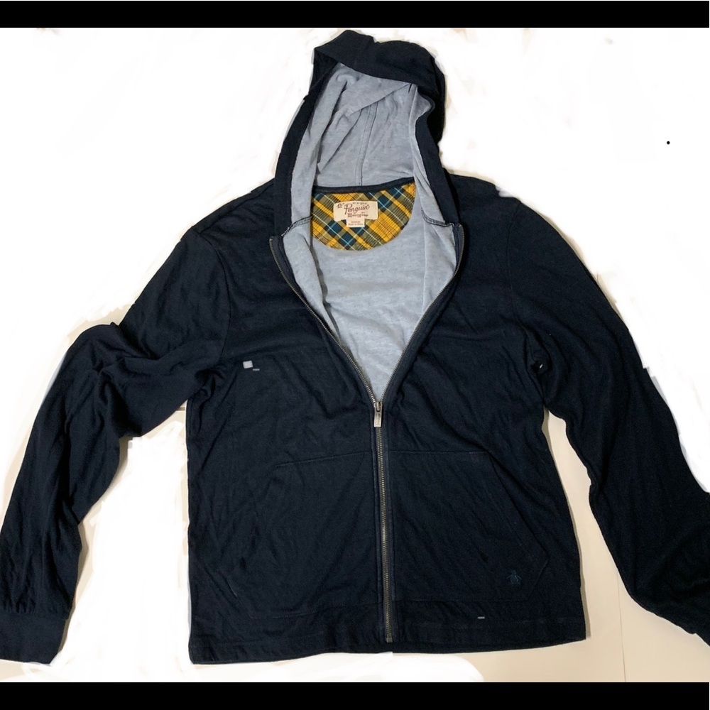Hoodie Zip Sweatshirt. Penguin